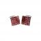 Alabama Spring Deep Crimson Burst Tracery Cufflinks Cuff Links 3.jpg